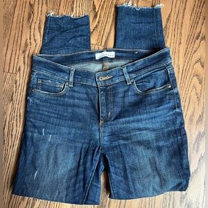 LOFT Ripped Blue Jeans